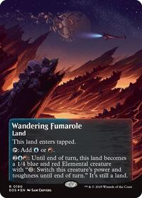 Wandering Fumarole (0180) (Borderless) (Galaxy Foil)