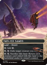 Endless Sands (0105) (Borderless) (Galaxy Foil)