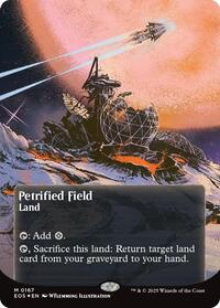 Petrified Field (0167) (Borderless) (Galaxy Foil)