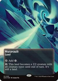 Mutavault (0163) (Borderless) (Galaxy Foil)