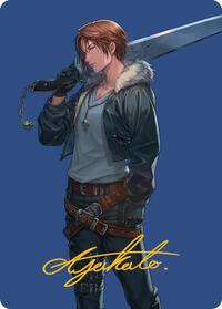 Squall, SeeD Mercenary Art Card (Gold-Stamped Signature)