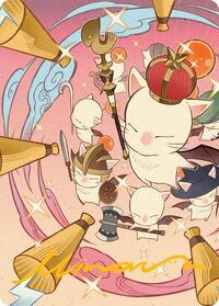 Summon: Good King Mog XII Art Card (Gold-Stamped Signature)