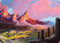 Rugged Highlands Art Card (29/54) (Gold-Stamped Signature)