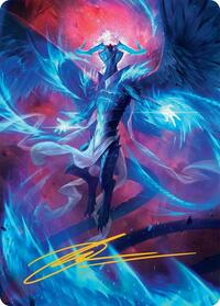 Ugin, Eye of the Storms Art Card (48/54) (Gold-Stamped Signature)