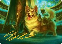 District Mascot Art Card (30/54) (Gold-Stamped Signature)