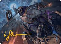Zahur, Glory's Past Art Card (Gold-Stamped Signature)