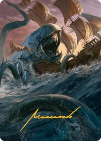 Hullbreaker Horror Art Card (Gold-Stamped Signature)