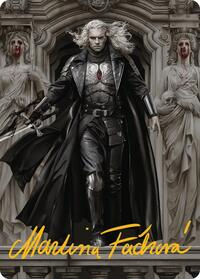 Sorin, Imperious Bloodlord Art Card (Gold-Stamped Signature)