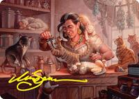 Cat Collector Art Card (1/54) (Gold-Stamped Signature)