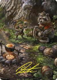 Sylvan Scavenging Art Card (46/54) (Gold-Stamped Signature)