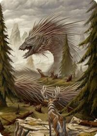 Quilled Greatwurm Art Card (44/54)