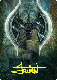 Leyline Axe Art Card (49/54) (Gold-Stamped Signature)