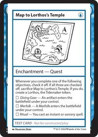 Map to Lorthos's Temple