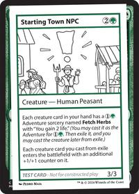 Starting Town NPC
