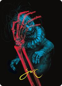 Marvin, Murderous Mimic Art Card (Gold-Stamped Signature)