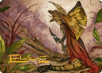 Hired Claw Art Card (Gold-Stamped Signature)