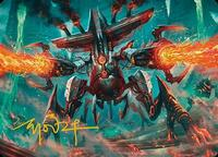Exterminator Magmarch Art Card (Gold-Stamped Signature)