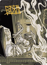 Vanishing Verse Art Card (Gold-Stamped Signature)