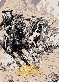 Overwhelming Forces Art Card (Gold-Stamped Signature)