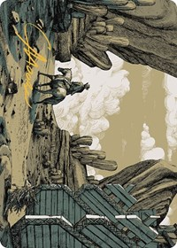 Path to Exile Art Card (Gold-Stamped Signature)