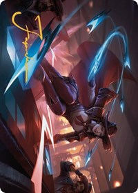 Slick Sequence Art Card (Gold-Stamped Signature)