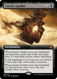 Greed's Gambit (Extended Art)