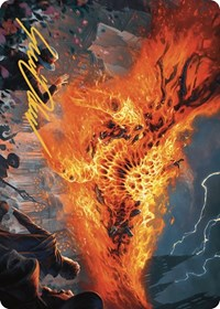 Havoc Eater Art Card (Gold-Stamped Signature)