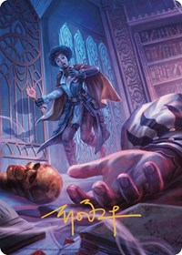 Deadly Complication Art Card (Gold-Stamped Signature)