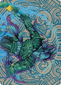 Hakbal of the Surging Soul Art Card (Gold-Stamped Planeswalker Symbol)