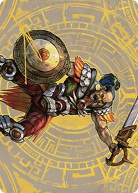 Inti, Seneschal of the Sun Art Card (Gold-Stamped Signature)