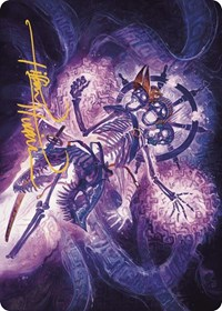 The Grim Captain Art Card (Gold-Stamped Signature)