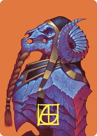 Neheb, the Eternal Art Card (Gold-Stamped Signature)