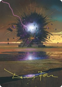 Return to Dust Art Card (Gold-Stamped Signature)