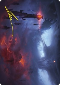 Shadow of the Enemy Art Card (Gold-Stamped Signature)