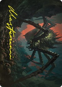 Shelob, Child of Ungoliant Art Card (Gold-Stamped Signature)