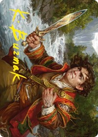 Frodo Baggins Art Card (16/81) (Gold-Stamped Signature)