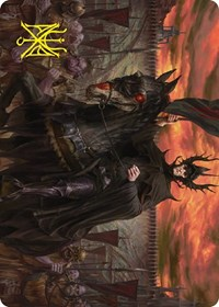 The Mouth of Sauron Art Card (Gold-Stamped Signature)