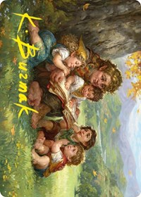 Samwise Gamgee Art Card (19/81) (Gold-Stamped Signature)