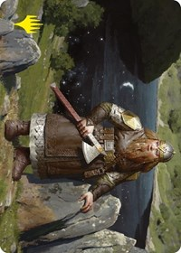 Mirrormere Guardian Art Card (Gold-Stamped Signature)