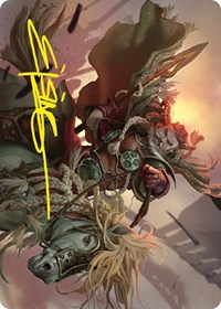 Eomer of the Riddermark Art Card (Gold-Stamped Signature)