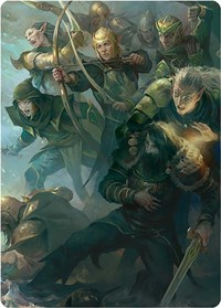 Galadhrim Brigade Art Card