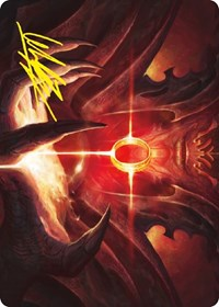 Sol Ring Art Card (Gold-Stamped Signature)