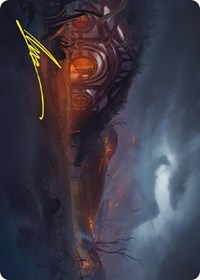 Field of Ruin Art Card (Gold-Stamped Signature)