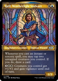 Raff, Weatherlight Stalwart (Halo Foil)