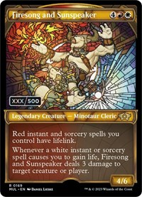 Firesong and Sunspeaker (Serial Numbered)
