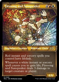 Firesong and Sunspeaker (Halo Foil)