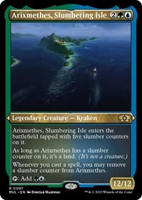 Arixmethes, Slumbering Isle (Foil Etched)