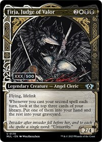 Firja, Judge of Valor (Serial Numbered)