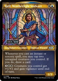 Raff, Weatherlight Stalwart (Serial Numbered)