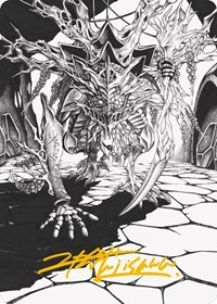 Thrun, Breaker of Silence Art Card (Gold-Stamped Signature)